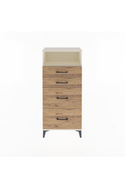 Arges Dolap Tek Raflı 4 Çekmeceli 60x30x134 Aytaşı-Çam