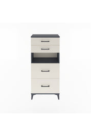 Arges Dolap Tek Raflı 4 Çekmeceli 60x30x134 Antrasit-Aytaşı