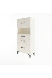 Arges Dolap Tek Raflı 4 Çekmeceli 60x30x134 Aytaşı-Aytaşı