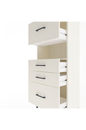 Arges Dolap Tek Raflı 4 Çekmeceli 60x30x134 Aytaşı-Aytaşı