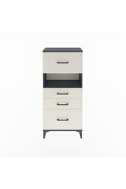 Arges Dolap Tek Raflı 4 Çekmeceli 60x30x134 Antrasit-Aytaşı