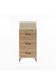 Arges Dolap Tek Raflı 3 Çekmeceli 60x30x134 Aytaşı-Çam