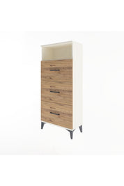 Arges Dolap Tek Raflı 3 Çekmeceli 60x30x134 - S17M105V3A