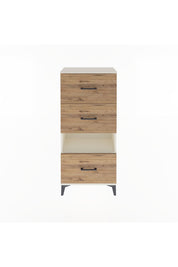 Arges Dolap Tek Raflı 3 Çekmeceli 60x30x134 Aytaşı-Çam