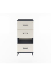 Arges Dolap Tek Raflı 3 Çekmeceli 60x30x134 Antrasit-Aytaşı