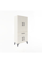 Arges Dolap 2 Raflı Tek Çekmeceli 4 Kapaklı 60x30x134 Aytaşı-Aytaşı