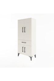 Arges Dolap 2 Raflı Tek Çekmeceli 4 Kapaklı 60x30x134 Aytaşı-Aytaşı