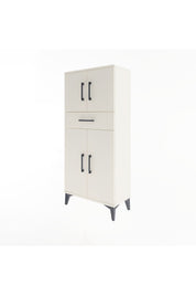 Arges Dolap 2 Raflı Tek Çekmeceli 4 Kapaklı 60x30x134 Aytaşı-Aytaşı