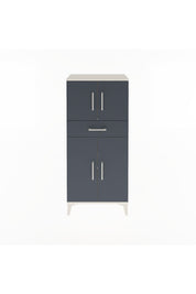 Arges Dolap 2 Raflı Tek Çekmeceli 4 Kapaklı 60x30x134 Aytaşı-Antrasit