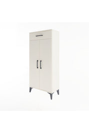 Arges Dolap 2 Raflı Tek Çekmeceli 2 Kapaklı 60x30x134 Aytaşı-Aytaşı