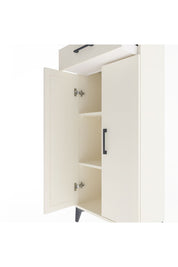 Arges Dolap 2 Raflı Tek Çekmeceli 2 Kapaklı 60x30x134 Aytaşı-Aytaşı