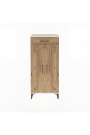 Arges Dolap 2 Raflı Tek Çekmeceli 2 Kapaklı 60x30x134 Aytaşı-Çam