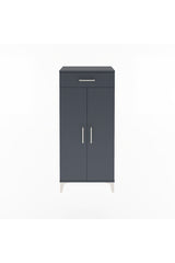 Arges Dolap 2 Raflı Tek Çekmeceli 2 Kapaklı 60x30x134