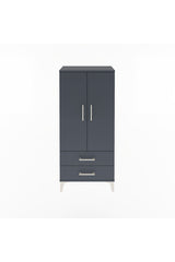 Arges Dolap 3 Raflı 2 Çekmeceli 2 Kapaklı 60x30x134