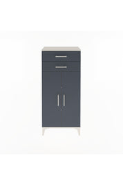 Arges Dolap 2 Raflı 2 Çekmeceli 2 Kapaklı 60x30x134 Aytaşı-Antrasit