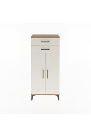 Arges Dolap 2 Raflı 2 Çekmeceli 2 Kapaklı 60x30x134 Çam-Aytaşı