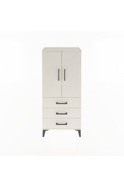 Arges Dolap 3 Raflı 3 Çekmeceli 2 Kapaklı 60x30x134 Aytaşı-Aytaşı