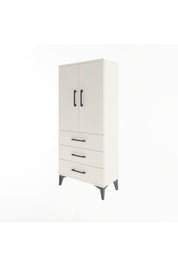 Arges Dolap 3 Raflı 3 Çekmeceli 2 Kapaklı 60x30x134 Aytaşı-Aytaşı