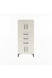 Arges Dolap Tek Raflı 3 Çekmeceli 4 Kapaklı 60x30x134 Aytaşı-Aytaşı