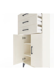 Arges Dolap 2 Raflı 3 Çekmeceli 2 Kapaklı 60x30x134 Aytaşı-Aytaşı