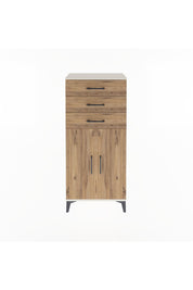 Arges Dolap 2 Raflı 3 Çekmeceli 2 Kapaklı 60x30x134 Aytaşı-Çam