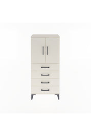 Arges Dolap 2 Raflı 4 Çekmeceli 2 Kapaklı 60x30x134 Aytaşı-Aytaşı