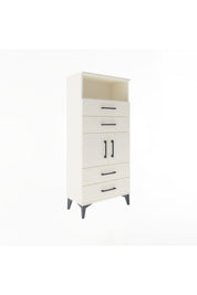 Arges Dolap 2 Raflı 4 Çekmeceli 2 Kapaklı 60x30x134 Aytaşı-Aytaşı