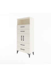 Arges Dolap 2 Raflı 4 Çekmeceli 2 Kapaklı 60x30x134 Aytaşı-Aytaşı