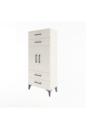 Arges Dolap 2 Raflı 4 Çekmeceli 2 Kapaklı 60x30x134 Aytaşı-Aytaşı