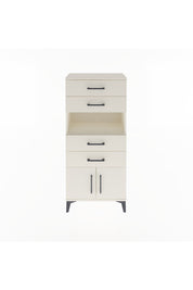 Arges Dolap Tek Raflı 4 Çekmeceli 2 Kapaklı 60x30x134 Aytaşı-Aytaşı