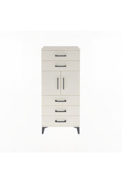 Arges Dolap Tek Raflı 5 Çekmeceli 2 Kapaklı 60x30x134 Aytaşı-Aytaşı