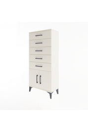 Arges Dolap 5 Raflı 2 Kapaklı 60x30x134 Aytaşı-Aytaşı