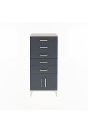 Arges Dolap 5 Raflı 2 Kapaklı 60x30x134 Aytaşı-Antrasit