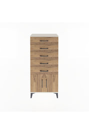 Arges Dolap 5 Raflı 2 Kapaklı 60x30x134 Aytaşı-Çam