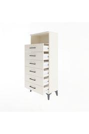 Arges Dolap Tek Raflı 6 Çekmeceli 60x30x134 Aytaşı-Aytaşı