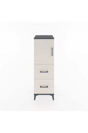 Hyperion Dolap 2 Raflı 2 Çekmeceli Tek Kapaklı 44x44x134 Antrasit-Aytaşı