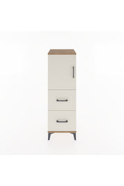 Hyperion Dolap 2 Raflı 2 Çekmeceli Tek Kapaklı 44x44x134 Çam-Aytaşı