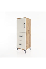 Hyperion Dolap 2 Raflı 2 Çekmeceli Tek Kapaklı 44x44x134 Çam-Aytaşı