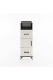 Hyperion Dolap 2 Raflı 2 Çekmeceli Tek Kapaklı 44x44x134 Antrasit-Aytaşı