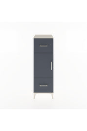 Hyperion Dolap 2 Raflı 2 Çekmeceli Tek Kapaklı 44x44x134 Aytaşı-Antrasit