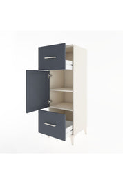 Hyperion Dolap 2 Raflı 2 Çekmeceli Tek Kapaklı 44x44x134 Aytaşı-Antrasit