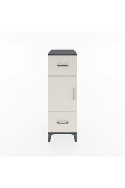 Hyperion Dolap 2 Raflı 2 Çekmeceli Tek Kapaklı 44x44x134 Antrasit-Aytaşı