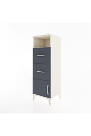 Hyperion Dolap Tek Raflı 2 Çekmeceli Tek Kapaklı 44x44x134 - S49M004V2B