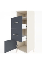 Hyperion Dolap Tek Raflı 2 Çekmeceli Tek Kapaklı 44x44x134 - S49M004V2B
