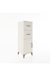 Hyperion Dolap Tek Raflı 2 Çekmeceli Tek Kapaklı 44x44x134 - S49M005V1B