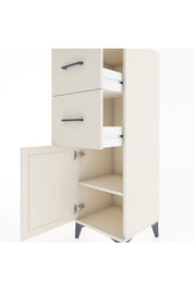 Hyperion Dolap Tek Raflı 2 Çekmeceli Tek Kapaklı 44x44x134 - S49M005V1B