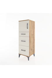 Hyperion Dolap Tek Raflı 3 Çekmeceli Tek Kapaklı 44x44x134 Çam-Aytaşı