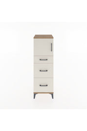 Hyperion Dolap Tek Raflı 3 Çekmeceli Tek Kapaklı 44x44x134 Çam-Aytaşı