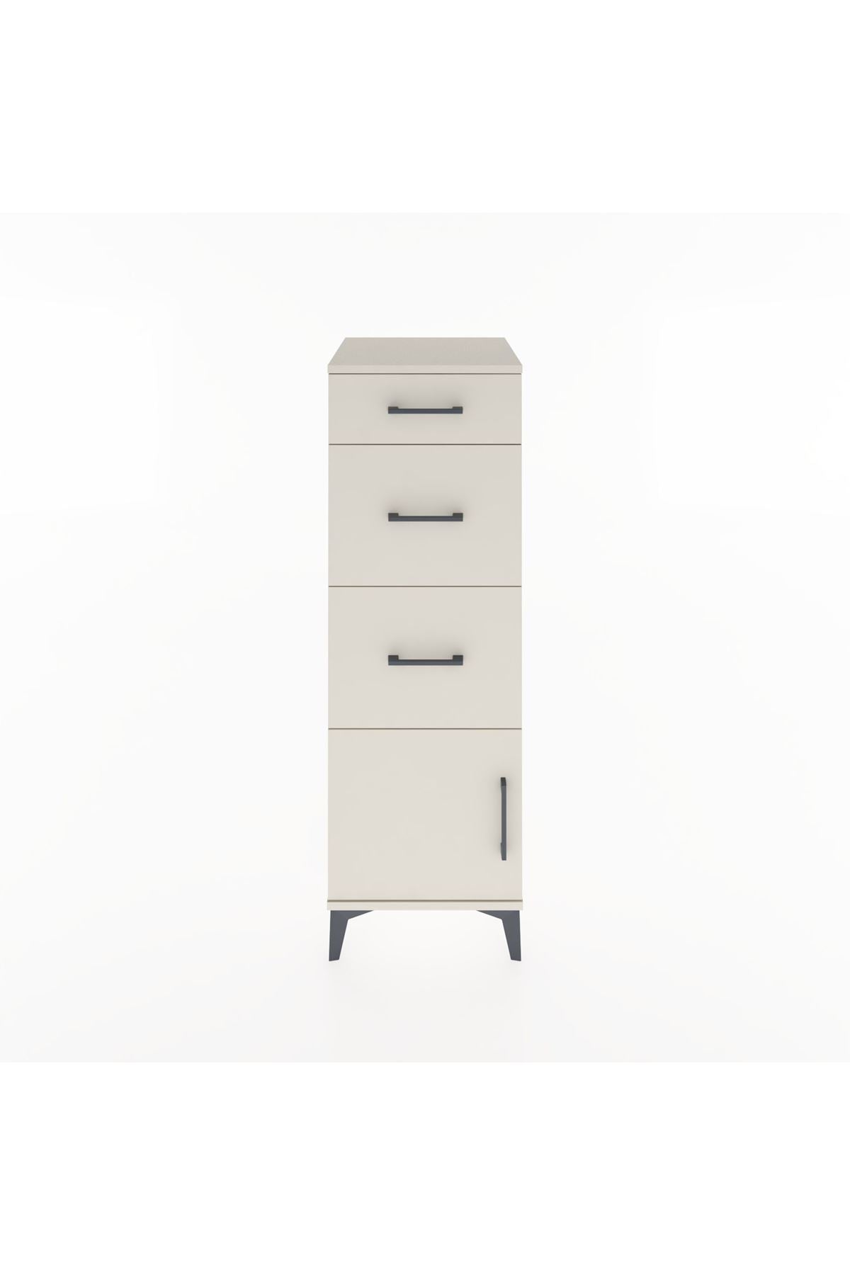 Hyperion Dolap 3 Çekmeceli Tek Kapaklı 44x44x134 Aytaşı-Aytaşı