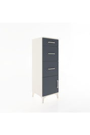 Hyperion Dolap 3 Çekmeceli Tek Kapaklı 44x44x134 Aytaşı-Antrasit